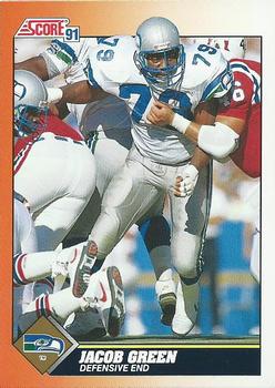 Jacob Green Seattle Seahawks 1991 Score NFL #424